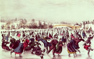 Central Park, Winter: The Skating Carnival